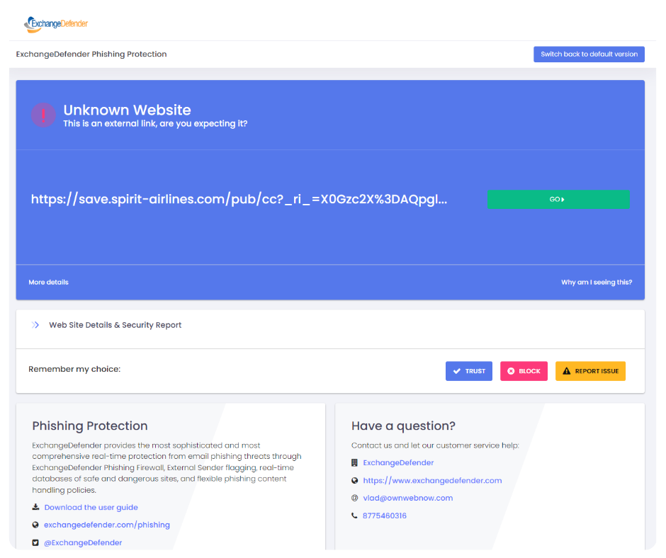 Detect Phishing