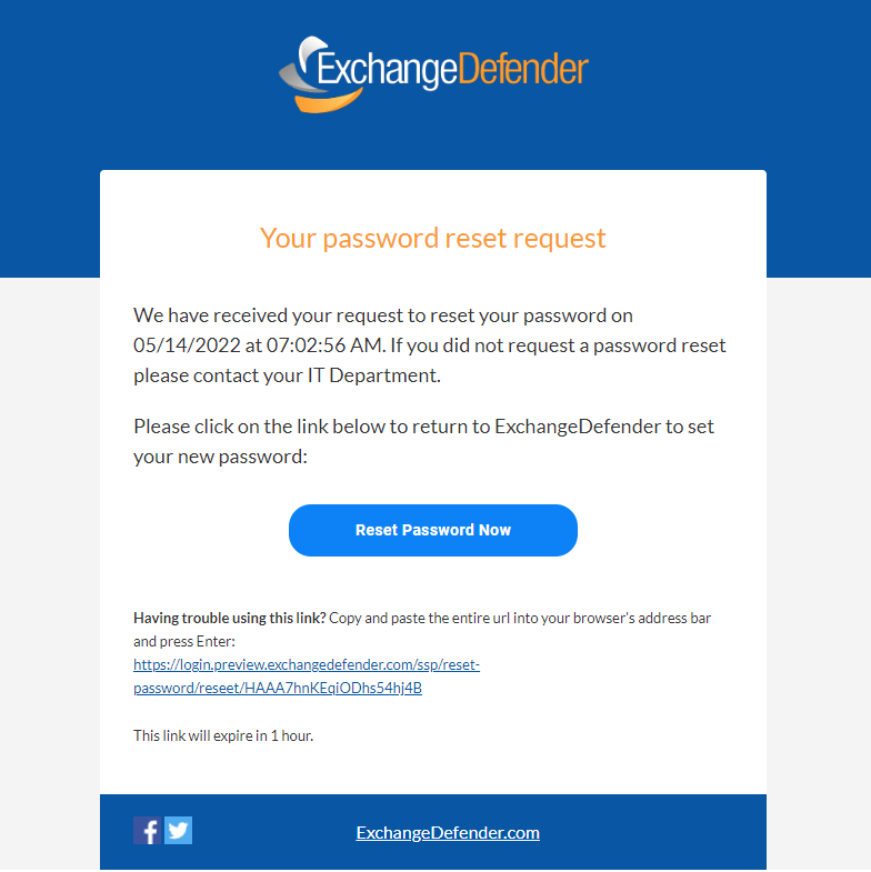 ExchangeDefender OAuth